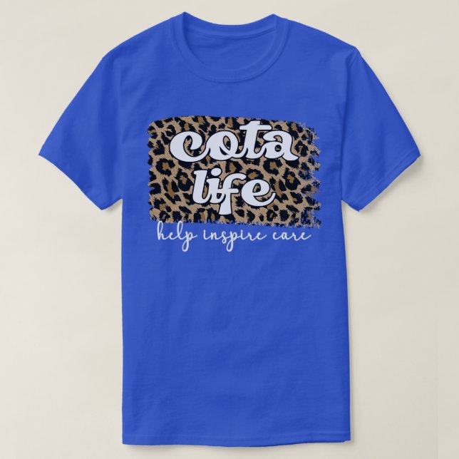 Camiseta Asistente terapístico ocupacional certificado COTA (Diseño del anverso)
