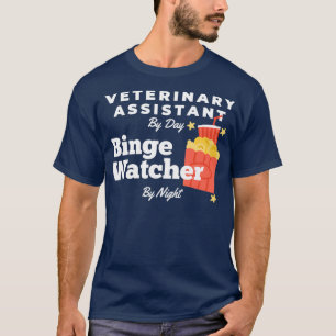 Camiseta Asistente veterinario de Binge Watcher