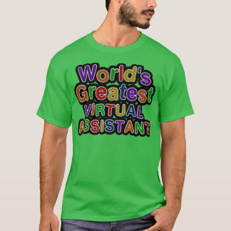 Camiseta Asistente virtual más grande de Worldx27s