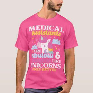 Camiseta Asistentes Médicos - Magical Unicorn Healthcare Wo