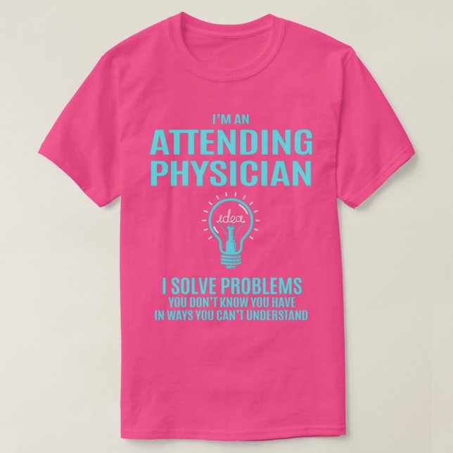Camiseta Asistir al médico soluciono problemas de regalo Ar (Diseño del anverso)