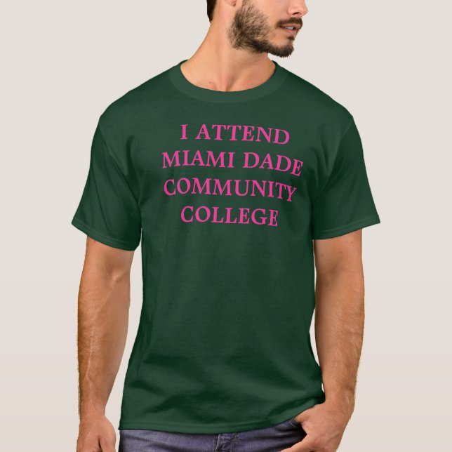 CAMISETA ASISTO AL INSTITUTO DE ENSEÑANZA SUPERIOR DE MIAMI (Anverso)