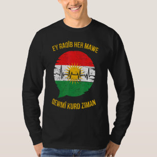 Camiseta Asiti bandera de Kurdistán Kurdisch Kurd Erbil Kur