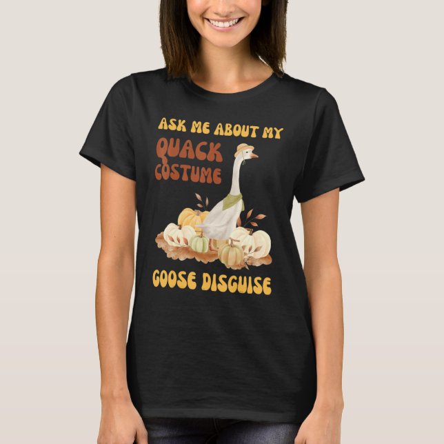 Camiseta Ask Me About My Duck Disguise  Rubber Duck (Anverso)