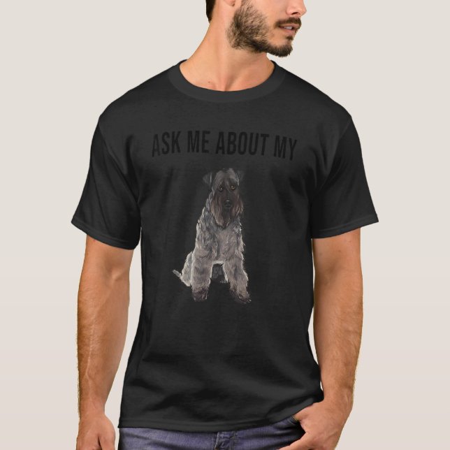 Camiseta Ask Me About My Kerry Blue Terrier Dog (Anverso)