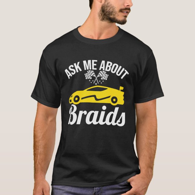 Camiseta Ask ME About Slot Cars (Anverso)