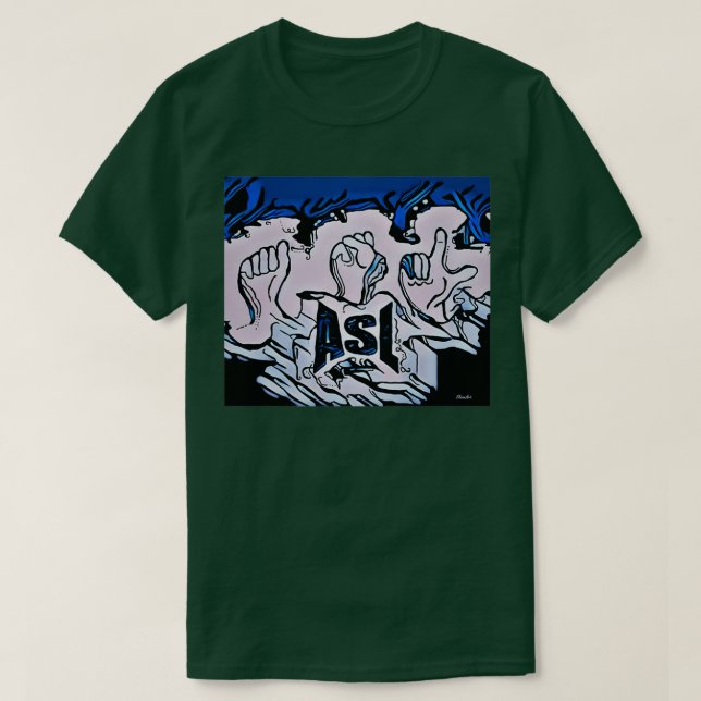 CAMISETA ASL 10 (Diseño del anverso)
