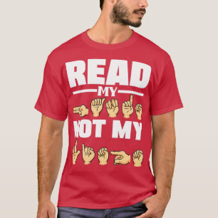 Camiseta ASL Alphabet American Sing Language: Profesor ASL 