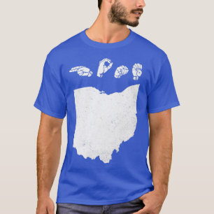 Camiseta ASL American Sign Language Ohio Home T