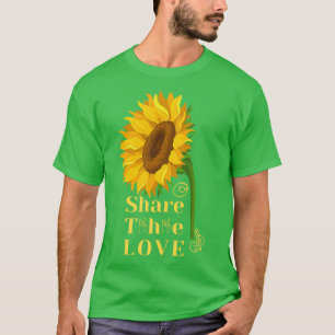 Camiseta ASL American Sunflower Comparte el amor