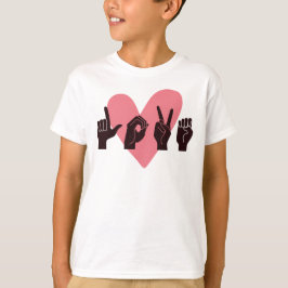 Camiseta ASL Amor IV - Día de San Valentín
