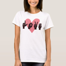 Camiseta ASL Amor IV - Día de San Valentín