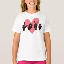 Camiseta ASL Amor IV - Día de San Valentín