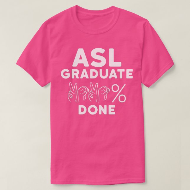 Camiseta ASL Class Sign Language 2020 Senior Graduation des (Diseño del anverso)