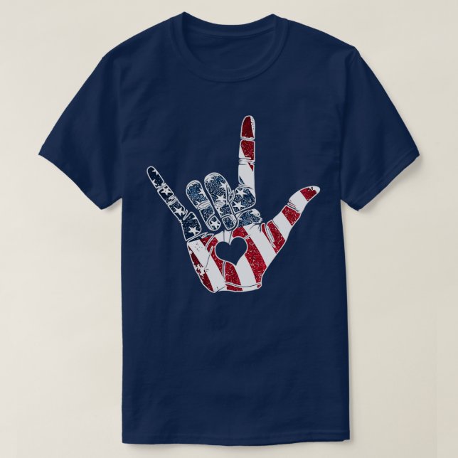 Camiseta ASL Class Sign Language Rocks Senior Graduation pr (Diseño del anverso)