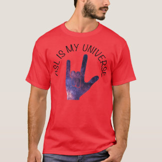 Camiseta ASl es mi universo