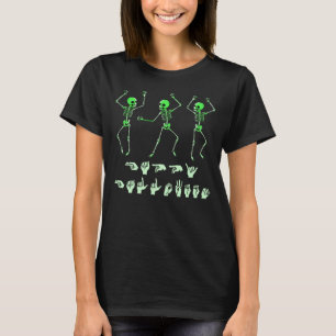 Camiseta ASL Feliz Halloween I - Cute Temporada Espeluznant