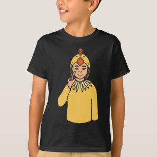 Camiseta Asl Hand Gesture Deaf Hearing Loss Awareness Boy