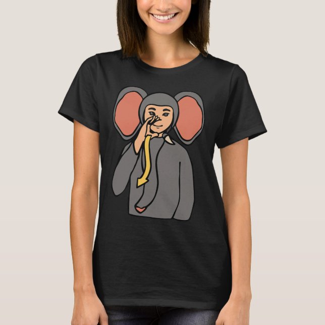Camiseta Asl Hand Gesture Deaf Hearing Loss Awareness Boy (Anverso)