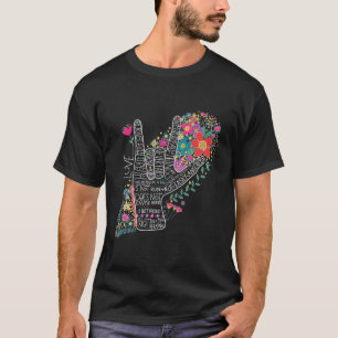 Camiseta Asl I Love You American Rótulo Language Corinthian
