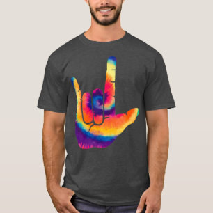 CAMISETA ASL ILY TYE DYE