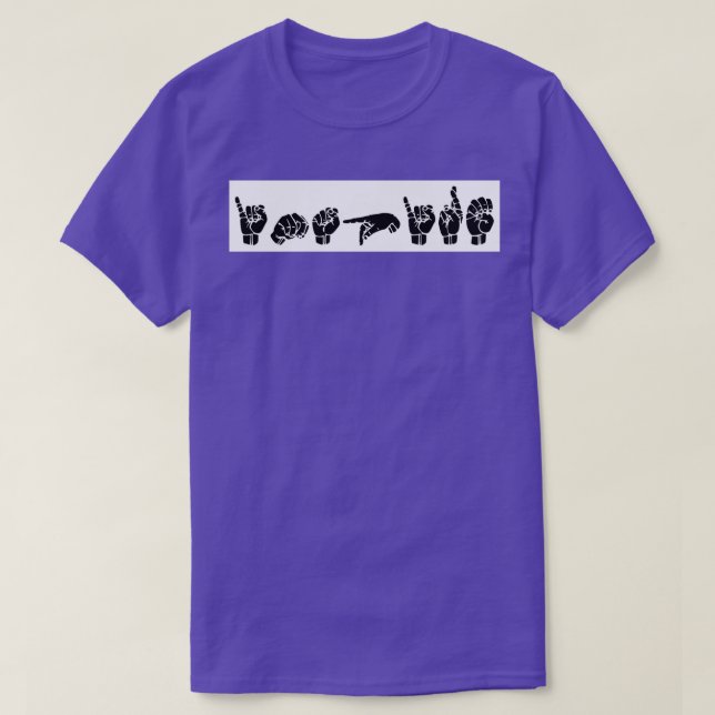 Camiseta ASL INSPIRE American Rótulo Language Design 1 (Diseño del anverso)