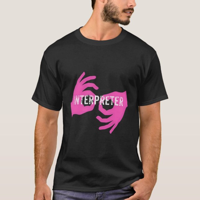 Camiseta Asl Interpreter (Anverso)