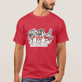 Camiseta ASL Interpreter