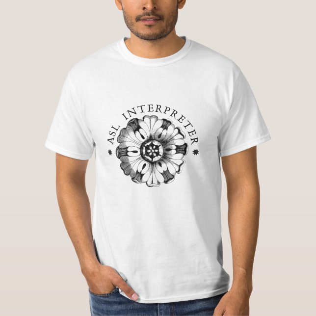 Camiseta ASL Interpreter (Anverso)