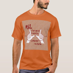 Camiseta ASL La Lengua Más Hermosa
