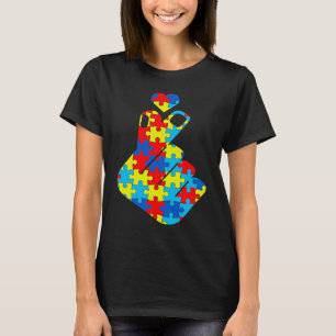 Camiseta ASL lenguaje de Rótulo de amor coreano Autism Awar