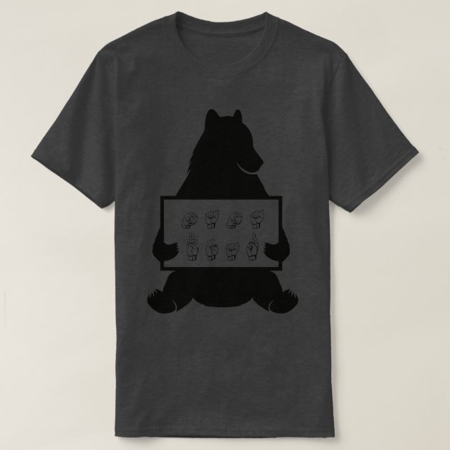 Camiseta ASL Mama Bear (Diseño del anverso)