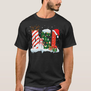 Camiseta ASL Santa Hat American Rótulo Language Navidades D