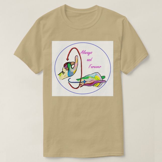 Camiseta ASL siempre y para siempre (Diseño del anverso)