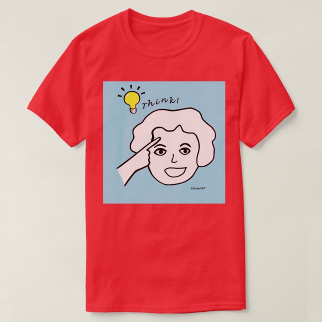 Camiseta ASL Think (Diseño del anverso)