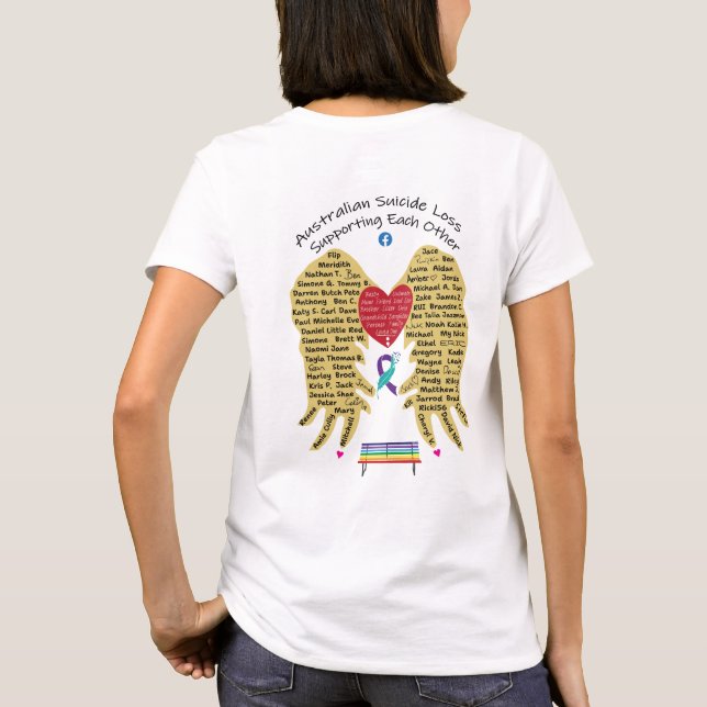 Camiseta ASLSEO - Alas de oro (Reverso)