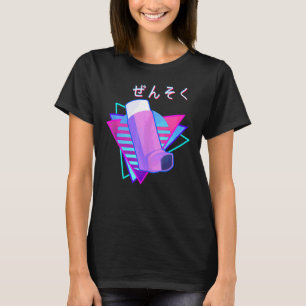 Camiseta Asma japonés estilo estético vaporwave retro