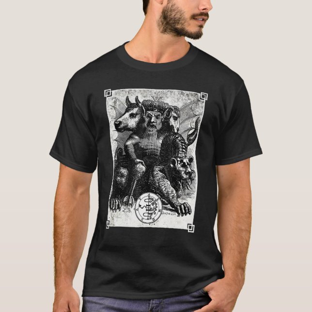 Camiseta Asmoday Asmodeous Asmodai Devil Goetia Devil Princ (Anverso)