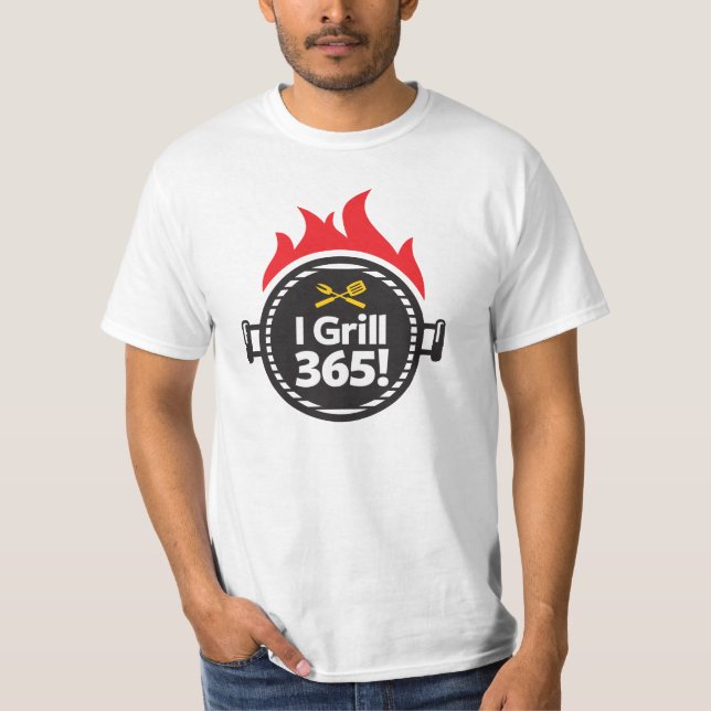 Camiseta ¡Aso a la parrilla 365! (Anverso)