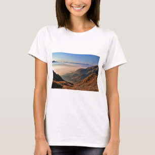 Camiseta Aso Kumamoto Japón Mar Somma De Nubes