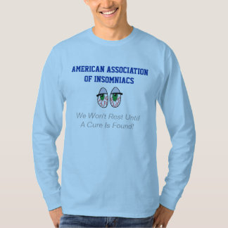 Camiseta Asociación americana de Insomniacs
