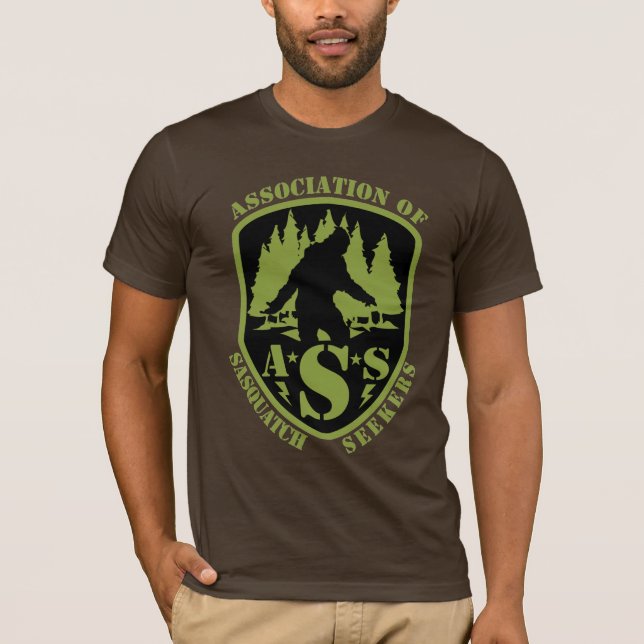 Camiseta Asociación de los buscadores de Sasquatch (Anverso)