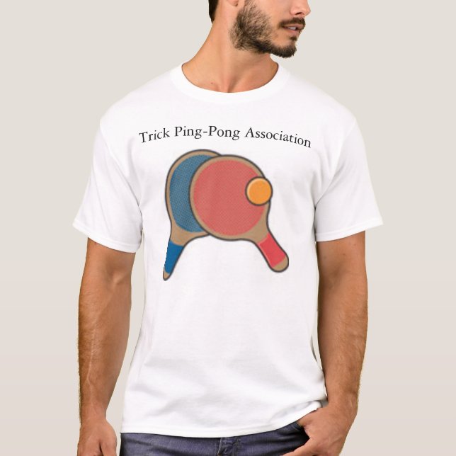 Camiseta Asociación del ping-pong del truco (Anverso)