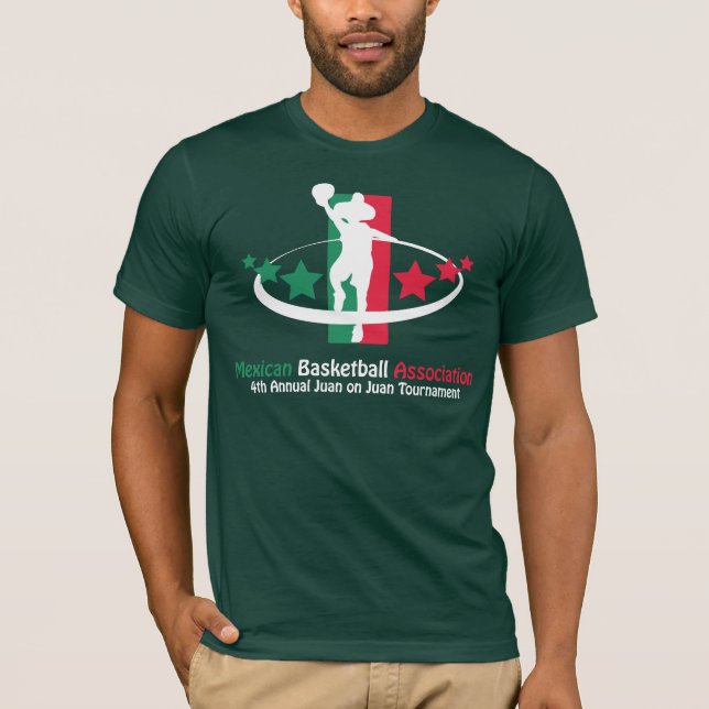 Camiseta Asociación mexicana del baloncesto (Anverso)
