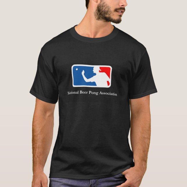 Camiseta Asociación nacional de Pong de la cerveza (Anverso)