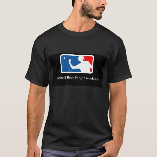 Camiseta Asociación nacional de Pong de la cerveza (Anverso)
