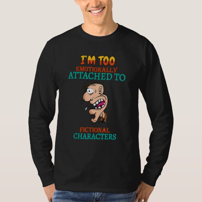 Camiseta Asociado A Caracteres Ficticios Divertidos Sarcasm (Anverso)