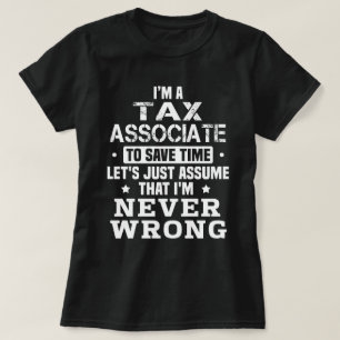 Camiseta Asociado de impuestos