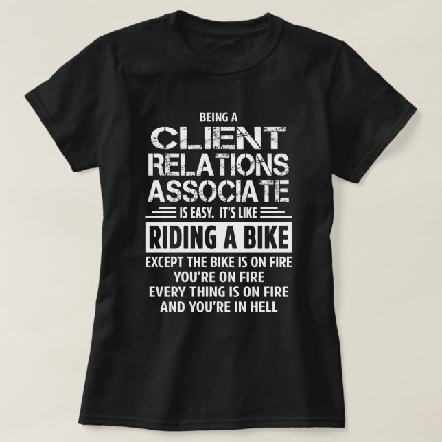 Camiseta Asociado de Relaciones con el Cliente (Diseño del anverso)