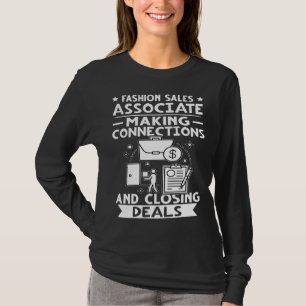 Camiseta Asociado de Ventas de Moda Estableciendo Conexione